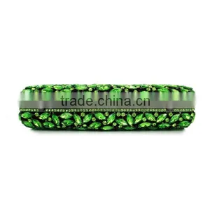 Newest Design Green Bag Designs Handmade Bag Crystal Clutch Bag (8766A-G2) thumbnail-4