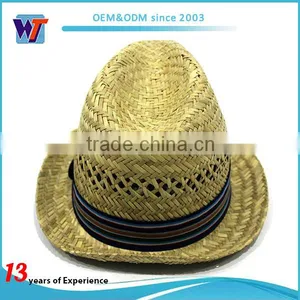 Hotsale Promotion Custom Your Own Logo Straw Hat thumbnail-4