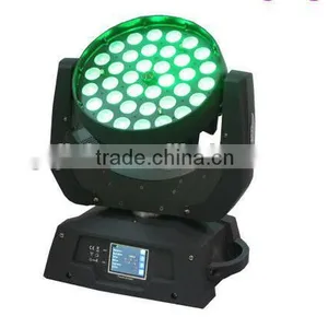 36pcs 18w RGBWA UV 6in1 Led Zoom Moving Head Wash Light thumbnail-1