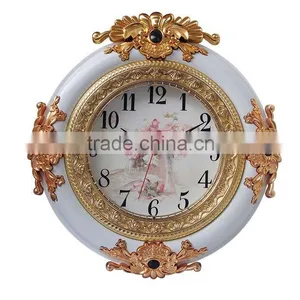 Religious Plastic Clock/Antiquing Clock thumbnail-1