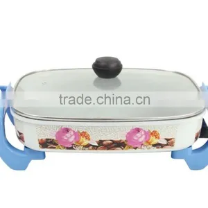 Non-stick Die-cast Aluminium Ceremic Square Electric Skillet thumbnail-1