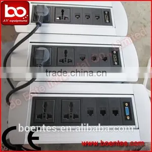 CE Approve Push Switch Tabletop Rotating Socket for Conference Table Socket thumbnail-4