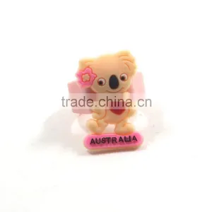 Wholesale Directly Girl's Custom Silicone PVC Finger Ring for Gift thumbnail-1