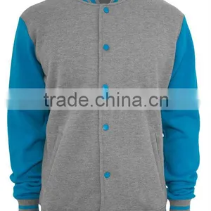Custom Manufacturer Fashion Varsity Letterman Jacket With Hood thumbnail-1