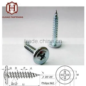 8x1/2'' PH2 Galvanized Truss Head Self Tapping Screw thumbnail-1