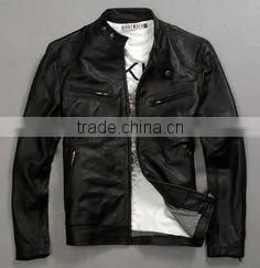 Men's Leather Jackets on Pinterest,Street Leather Jackets for Mens,wholesale Leather Jackets Mens thumbnail-4