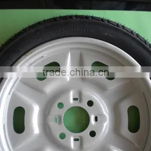 400-12 Inch Auto Steel Wheel for Rickshaw thumbnail-2