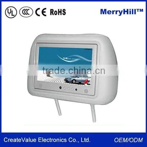 7 " 10 " 12 " 15 Inch LCD Cab Car Taxi Headrest Advertising Screen With WIFI 3G Optional thumbnail-2