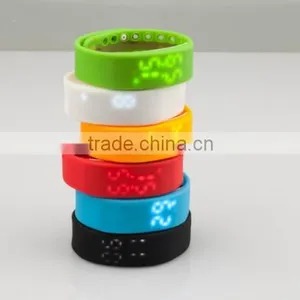 Slims Bracelet Watch Pedometer, Sleep Monitoring,Temperature Monitoring,Time Display , Digital Time Display,Lada Motion Sensor thumbnail-3