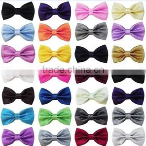 Pure Color Bow Tie Paragraphs Man Polyester Yarns Detonation Light More Than Adult Multicolor Bow With Nude Color Bow Tie thumbnail-1