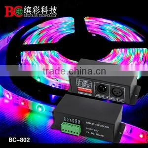 BC-802-6803 DC5V-24V LPD6803 DMX SPI Signal Decoder Compatible With LPD1101, D705, UCS6909, UCS6912 thumbnail-1