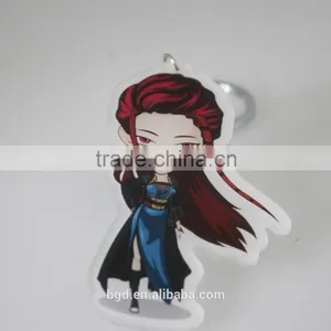 Hot Sell Transparent Cartoon Characters Plastic Key Ring thumbnail-6