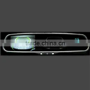Latest Car Dvr Rearview Mirror for Cars in 3.5inch of Compass/temperature for Your Car thumbnail-1
