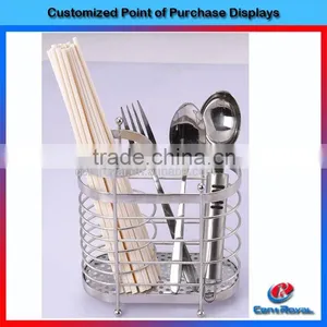 Kitchen Iron Wire Spoon and Fork Holder thumbnail-1