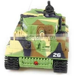 1:72 Simulation Tiger Radio Control RC Mini Tank Toy thumbnail-4