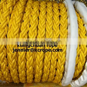 8 Strands PP Mixed With Polyester Rope Dia 80mm/yellow/mooring Rope thumbnail-1
