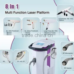 Multifunction Laser Platform Beauty Machine E-light Ipl 1-10Hz Rf Nd Yag Laser Multifunction Machine 800mj thumbnail-1