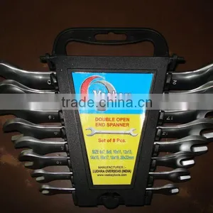 Elliptical Double Open End Spanner With Plastic Display Rack thumbnail-1