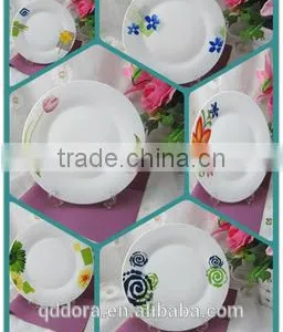 Hot Sale Ceramic Dinner Plate With Flower, Popular Designs Ceramics Plate , Soup Plate thumbnail-3