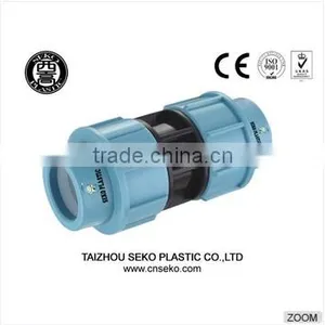 pp Plastic Compression Water Pipe Fitting Top Supplier Fluid Quick Coupling (20mm-110mm) thumbnail-1