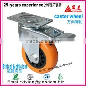 Hot Sale ISO9001 Certificated Long Working Life Rubber Industrial Caster thumbnail-1