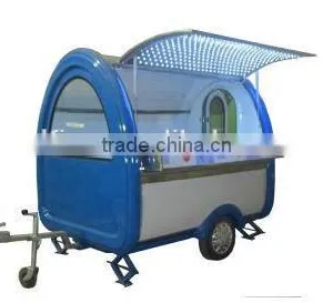 2015 Newest Design Hot Dog Cart With Trailer Electric Cart Food Truck thumbnail-6