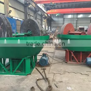 Gold Ore Wet Edge Pan Mill, Low Price Gold Processing Line Made in China thumbnail-2