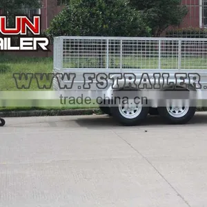 2016 Best Selling Fully Weled Tandem Cage Trailer 10x6/12x6 thumbnail-1