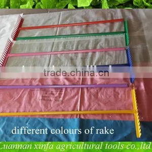 Different Colour of Garden Rake With Steel Handle thumbnail-1