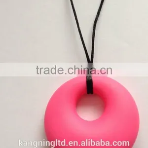 Silicone Baby Teething Necklace&Silicone Autism Chewing Sensory Pendant&Silicone Baby Chewing Necklaces thumbnail-6
