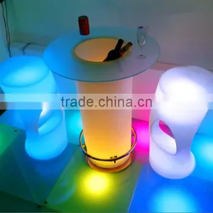 HUAJUN Hot Sales LED Bar Furniture/ PE Material / Waterproof LED Bar Table thumbnail-6