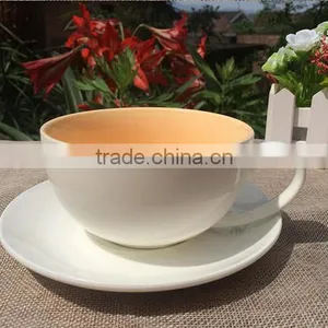 Haonai Drinkware Fine Porcelain Wholesale Coffee Cups and Saucer Set thumbnail-4