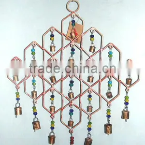 Metal Christmas Bell & Beads Hanging Home Decoration thumbnail-1