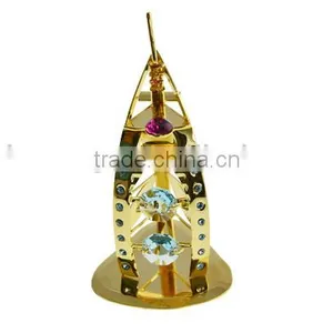 24K Gold Plated Burj Al Arab Stand for Home Decor thumbnail-2