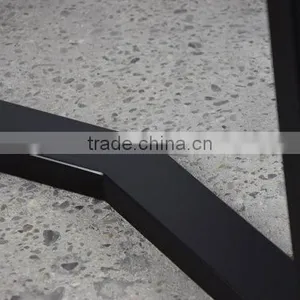 Resturant Wooden Coffee Table Iron Black 15 Inch Metal Bases,metal Bench Leg thumbnail-4