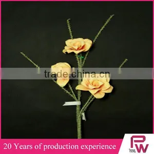 High Quality New Design Vintage Craft Flower Craft Fabric Flowers for Table Centerpieces thumbnail-4