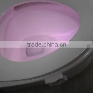 8 Colors Indoor Lighting Night Lights Motion Sensor LED Toilet Seat Cover Lightbowl Light Lamp thumbnail-1