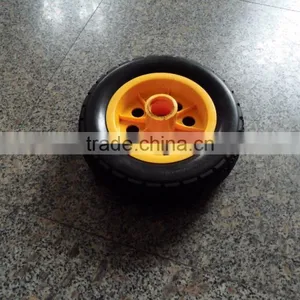 Solid Rubber Wheel Tyre and Plastic Rim 3.50-8 thumbnail-1