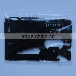 Useful 14 in 1 Multi Function Survival Tools Card With Rope thumbnail-2