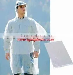 Degradable / Biodegrade pe Disposable Raincoat thumbnail-1