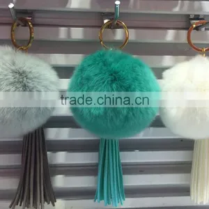 Trendy Rabbit Fur Key Chain K024-006 thumbnail-1