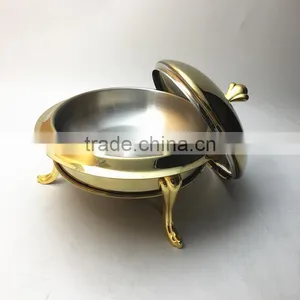 Gold Stainless Steel Chafing Dish / Chafer / Buffet Warming Dish thumbnail-4