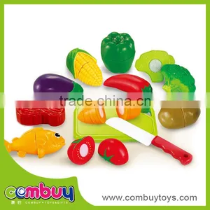 Hot Sale Kids Pretend Play Set Plastic Toys Fake Fruit and Vegetables thumbnail-1