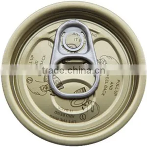 China Made Tinplate Full Aperature Easy Open, Tinplate Easy Open End thumbnail-3