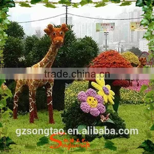 ST Friendly /Wholesale Fake Artificial Boxwood Hedge Animals Artificial Grass Topiary thumbnail-2