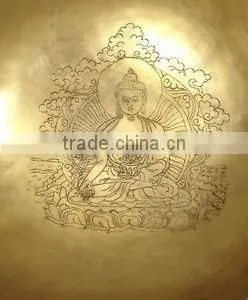 High Quality Pin Hand Carving Buddha Meditation Tibetan Singing Bowl thumbnail-3