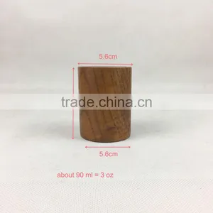 Handmade Wholesale Wooden Tea Cup Without Handles thumbnail-3