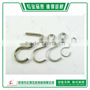 Stainless Steel Shower Curtain Hooks S-hook Metal Hook for Packaging Accessories thumbnail-1