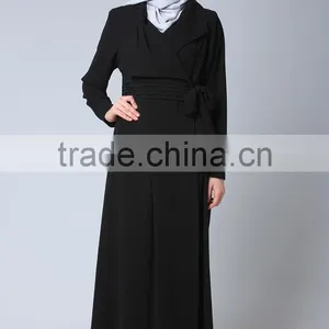 2016 Designer Abayas Dubai 100% Cotton New Design Abaya thumbnail-5