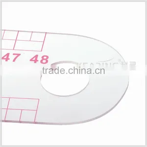 Kearing OEM Hip Line Sewing Ruler 48cm French Curves for Fashion Design Plastic Rulers# 6248 thumbnail-4